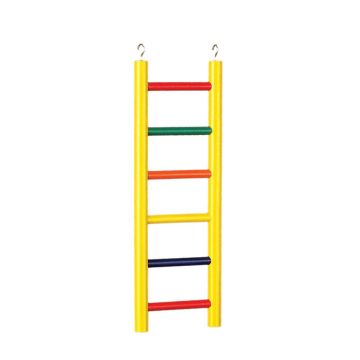 Prevue 6-Rung Multi-Color Wood Ladder for Bird