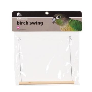 Prevue Birch Bird Swing - Medium - 8 Inches