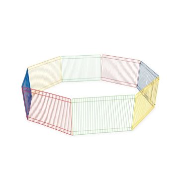 Prevue Multi-Color Small Pet Playpen - 13"L x 36"W x 9"H
