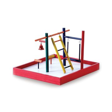 Prevue Parakeet Park Bird Playground - 38L x 33W x 25H cm
