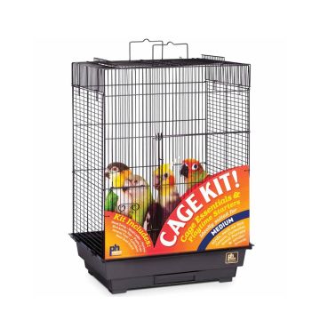Prevue Play Top Black Bird Cage Kit
