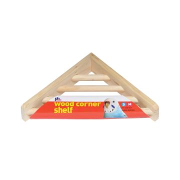 Prevue Wood Corner Shelf Platform