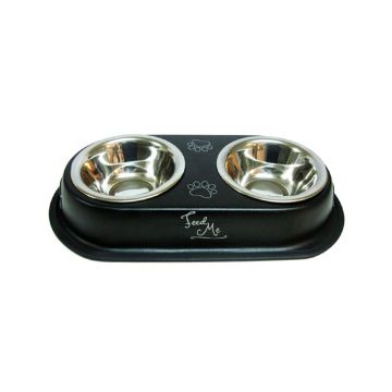 Raintech Double Diner Printed Treat Box 2 Stainless steel Bowls 13.5cm