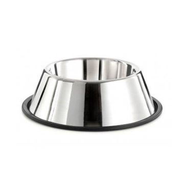 Raintech StainSteel Antiskid Standard Dog Feeding Bowl - 33 cm