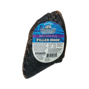 Redbarn Filled Hoof Peanut Butter Dog Treat - 1.8oz