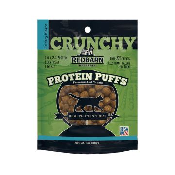 Redbarn Protein Puffs Turkey Flavour Cat Treat - 28g