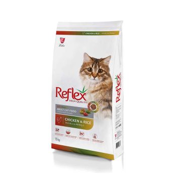 Reflex High Quality Gourmet Chicken and Rice Dry Cat Food - 15 Kg