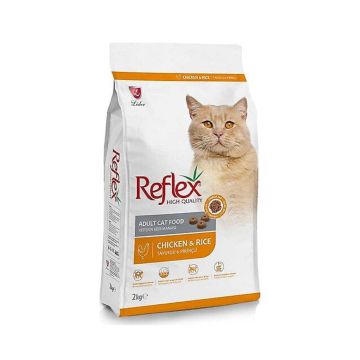Reflex High Quality Adult Chicken and Rice Dry Cat Food - 2 Kg