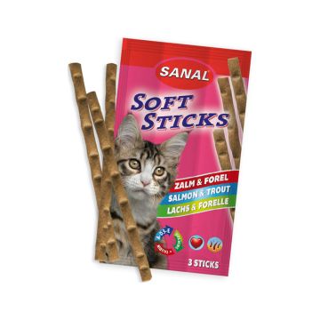 Sanal Cat Softsticks Salmon & Trout - 15g