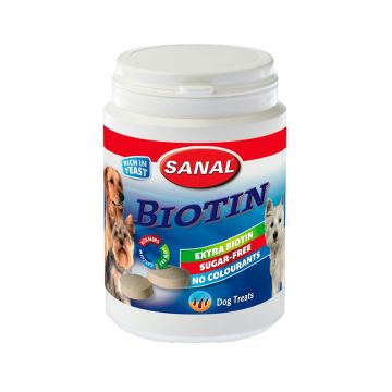Sanal Dog Biotin Tablets Jar - 350g