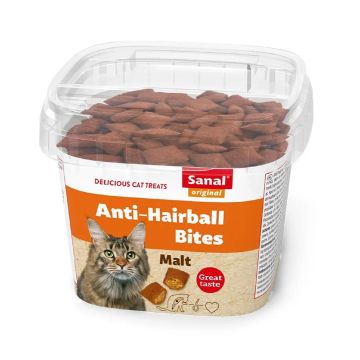 Sanal Malt Anti-Hairball Bites Cup - 75 g