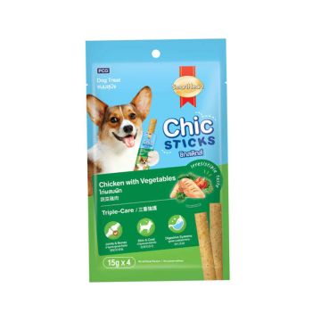 SmartHeart Chic Sticks Chicken and Vegetables Dog Treats - 15 g