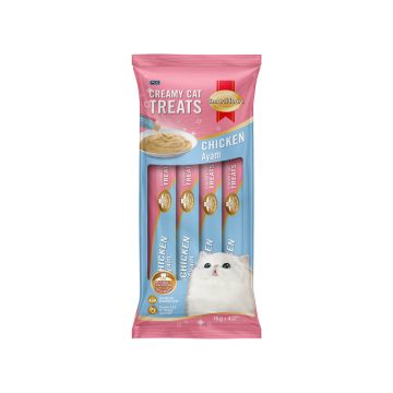 SmartHeart Creamy Chicken Cat Treats - 60g