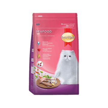 SmartHeart Seafood Adult Dry Cat Food - 1.2 Kg