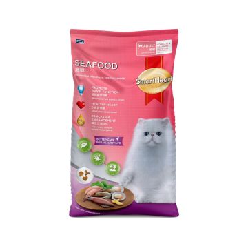 SmartHeart Seafood Flavor Adult Dry Cat Food - 7 kg