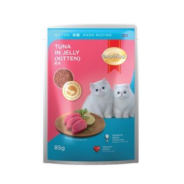 SmartHeart Tuna in Jelly Kitten Food Pouches - 85 g