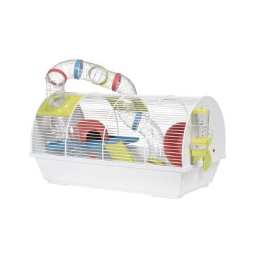 Voltrega 119B Roborowski Hamster Cage - White 28L x 50.5W x 26.5H cm