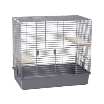 Voltrega Chinchilla Cage 270G, Grey - 70L x 40W x 65H cm