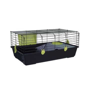 Voltrega Rabbit Cage 530 - Black - 80L x 46W x 35H cm