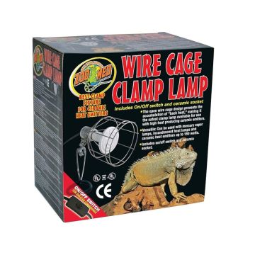 Zoo Med Wire Cage Clamp Lamp Fixture