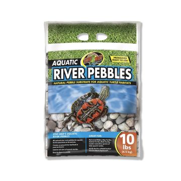 Zoo Med Aquatic River Pebbles - 10 lb