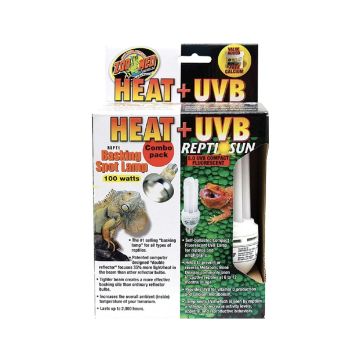 Zoo Med Heat + UVB Combo Pack