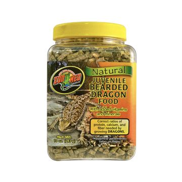 Zoo Med Juvenile Bearded Dragon Food - 10 oz