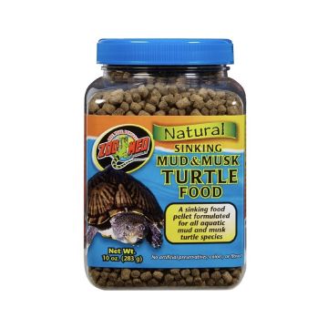 Zoo Med Natural Sinking Mud & Musk Turtle Food - 10 oz