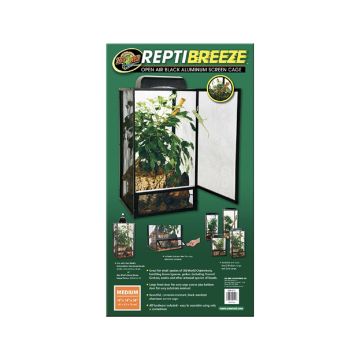 Zoo Med ReptiBreeze Aluminum Screen Cage