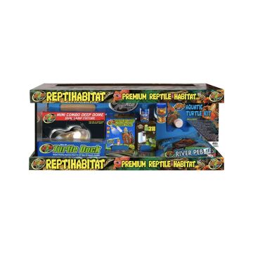 Zoo Med Reptihabitat Aquatic Turtle Kit - 20 Gal
