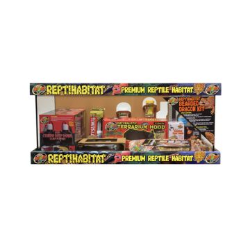Zoo Med Reptihabitat Bearded Dragon Kit - 30″L x 12″W x 12″H 