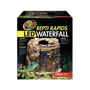 Zoo Med ReptiRapids LED Waterfall Rock - Large