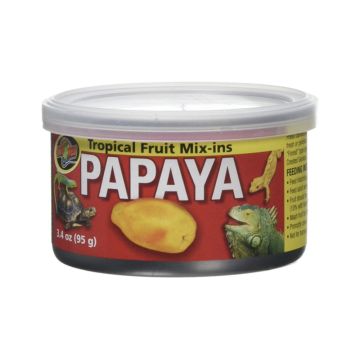 Zoo Med Tropical Fruit Mix-ins Papaya - 3.4 oz