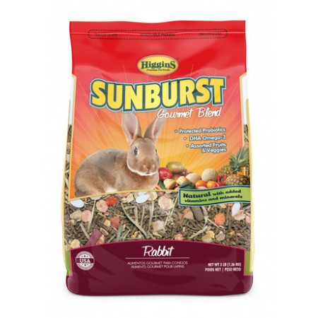 Higgins Sunburst Rabbit Food, 3 lbs