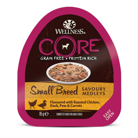 Wellness CORE Small Breed Savoury Medleys Flavoured with Chicken, Duck ...