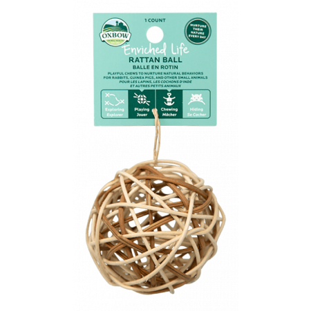 Oxbow Enriched Rattan Ball Small Animal Toy