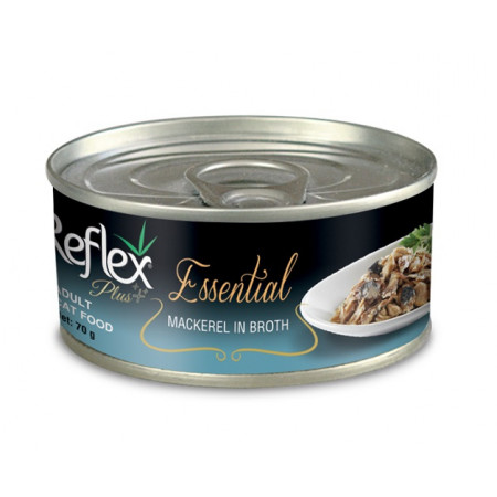 Reflex Plus Essential Mackerel in Broth Cat Wet Food, 70g