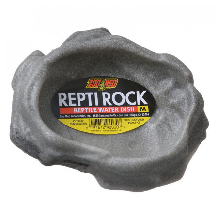 Zm Repti Rock Reptile Rock Dish, Medium