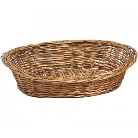 Karlie Willow basket with plated border, 60cm