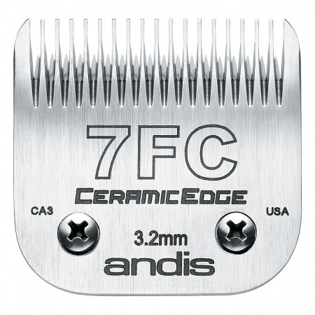 Andis CeramicEdge Stainless Steel Blade, Size 7FC