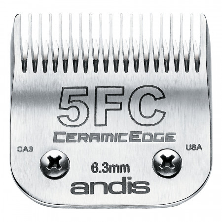 Andis CeramicEdge Stainless Steel Blade, Size 5FC