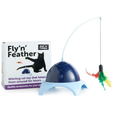 Sharpless Fly 'N' Feather Cat Toy
