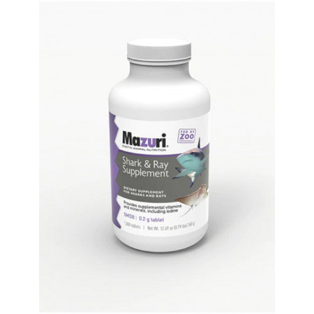 Mazuri Shark & Ray Supplement  Tablet - 0.2g