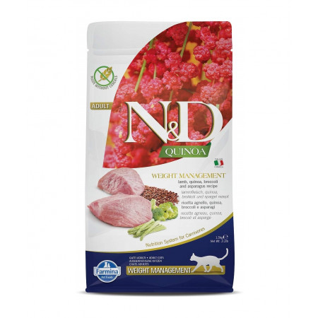 Farmina N&D Quinoa Weight Management Lamb Dry Cat Food - 1.5 Kg