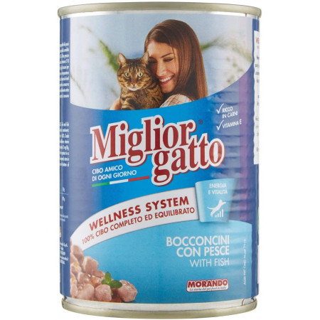 Miglior Gatto improved Cat Bowls Fish, 405g