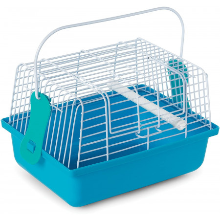 Prevue Small Carry Cage, Blue, 9"L x 5.5"W x 6"H