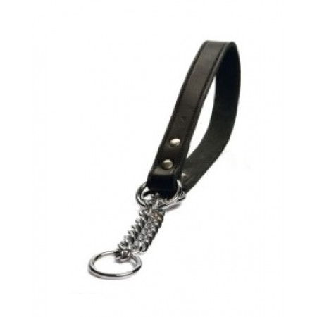 Beeztees Choker with Chain, Black - 45cm x 18mm