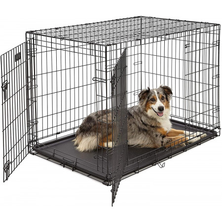 Midwest iCrate Double Door Dog Crate- 42"L x 28"W x 30"H