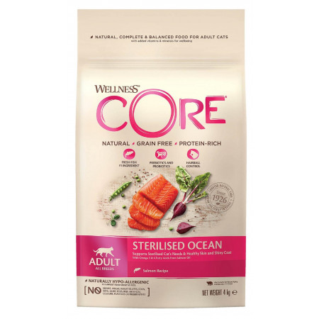 Wellness CORE Sterilized Ocean with Salmon Recipe, 4 Kg