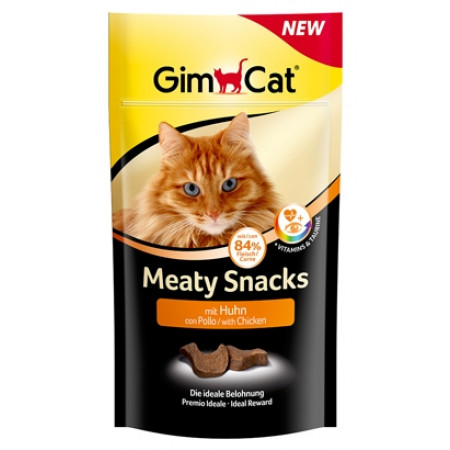 GimCat Meaty Snacks With Chicken Cat Treats, 35g